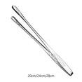 thumbnail image 1 of Stainless Steel BBQ Tongs Tweezer Nonstick Bread Clip Food Tongs Kitchen Cooking Tongs for BBQ Meat Sea Food Cooking Buffet, 1 of 5