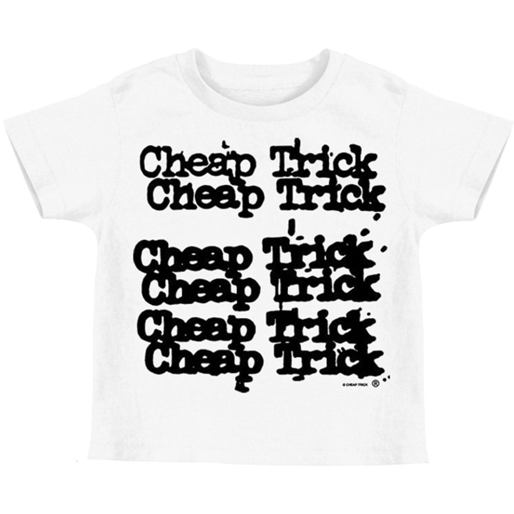 Cheap Trick Cheap Trick Little Boys' Logo Childrens Tshirt 4T White