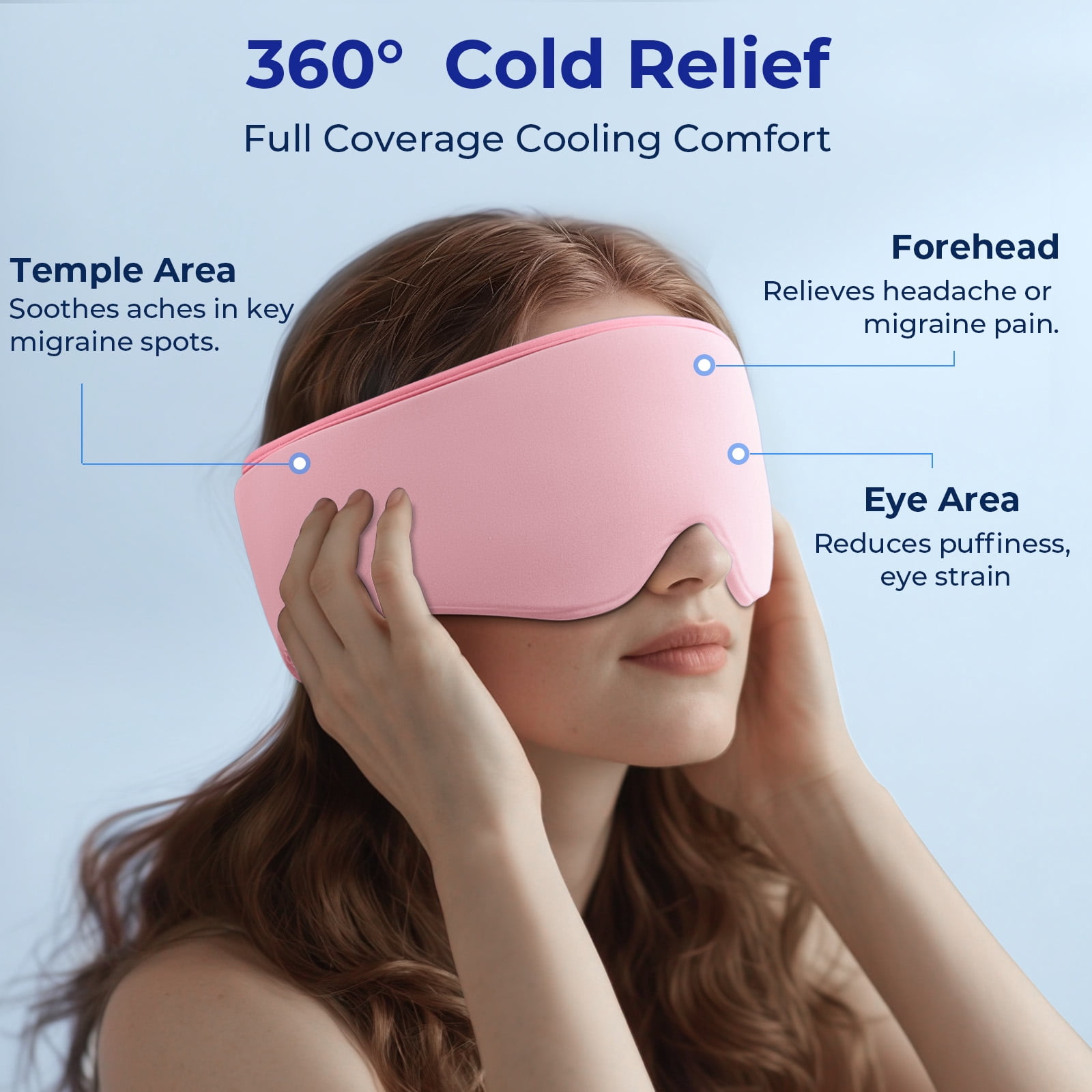 FACEMOON Cooling Gel , Reusable Cold Compress for Head Comfort & Relaxation, Giftable