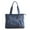 Marble blue, variant on HuaAngel Women Solid Canvas Pleated Simple Vintage Daily Tote Bag F1151