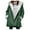 Green, variant on yardsong Womens Pea Coats Winter Hoodies Fleece Jackets Soft Fuzzy Long Outwear Casual Sherpa Jacket Horn Button Overcoats Navy,XXXXL