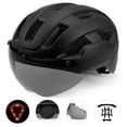 thumbnail image 3 of Breathable Cycling Helmet with Rear Light Magnetic Goggles Women Men Lightweight Safety Helmet Bike Helmet, 3 of 8