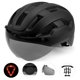thumbnail image 3 of Casco de ciclismo transpirable con luz trasera Gafas magnéticas Mujeres Hombres, 3 of 8