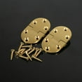 thumbnail image 4 of 2Pcs Brass Butler Tray Hinge Round Edge 2-1/2"X1-1/2" with Screws Folding Flap , Cabinet Hinges,Hinge, 4 of 9