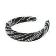 thumbnail image 5 of Unique Bargains 1 Pc Caramel Maillard Rainbow Braided Headbands Black White, 5 of 6