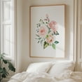thumbnail image 6 of Pink Flowers, Watercolor Flowers, Pink Roses, Greenery, Girl Nursery - Illustration Floral Watercolor Flowers Botanical Pastel Garden Nature Unframed Wall Art Print 9 x 12 inches, 6 of 13
