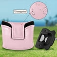 thumbnail image 6 of Haosy Soft Pink Golf Mallet Putter Cover Strong Magnetic Leather Golf Club Headcover Closure, 6 of 7