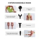 thumbnail image 4 of Mini Masajeador De Mano Para Cuello, Hombro, Masajeador Muscular Portátil Con 6 Velocidades, 4 Cabezales De Masaje, Masajeador Eléctrico Eigraketly CE008589-03, 4 of 6