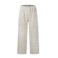 thumbnail image 4 of Halloween Pajama Pants Women with Pumpkin Pattern Long Sleep Pants | Stretch Elastic Waist Wide Leg Loungewear Cozy Spooky-Season Everyday Bottoms Yellow M, 4 of 9