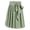 Green, variant on ZHOGXU Elegant Skirts For Womens Solid Color Elastic Waist A Line Tie Waist Pleated Design Outdoor Shopping Dating