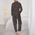 thumbnail image 3 of Bingfone Womens Pajama Sets Valentine'S Day Print,Long Sleeve Loungewear Pajamas Set-Small, 3 of 8