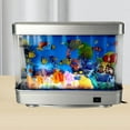 thumbnail image 1 of Luz artificial para acuario, luz nocturna con movimiento de pecera tropical falsa, moderna, imitadora, con peces en movimiento para decoración de, 1 of 10
