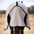 thumbnail image 5 of Resistance Horse Fly Sheet with Neck Cover and Belly Wrap, Mesh, UV Protection, Silver, Sizes 68 in–82 in, 5 of 5