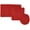 Red, variant on 3-Piece Bathroom Set - OVERSTOCK SALE - Bath Rug / Contour Rug / Toilet Lid Cover/