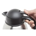 thumbnail image 2 of HUBERT® Coffee Cream Server with Etched Soy Milk Imprint 1.9 L Stainless Steel, 2 of 7