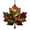 #36 Autumn Maple Leaf Ornament, variant on Fall Decorations for Home, Stained Glass Style Acrylic Maple Leaf Hanging Ornament, Fall Window Suncatcher, Harvest & Halloween Seasonal Porch Balcony Wall Decor