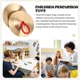 thumbnail image 3 of VERDANVERSE 1 Pair Finger Cymbals for Kids Development Instrument for Party, 3 of 6