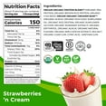 Orgain Organic Vegan 21g Protein Powder, Plant Based, Strawberries n
