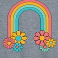 thumbnail image 3 of Instant Message - Flowers and Rainbows - Women's Racerback Tank Top, 3 of 6
