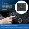 thumbnail image 3 of Módulo de control del clima del calentador de aire acondicionado Unique Bargains para Volvo VNL 2003-2024, panel de control HVAC, reemplazo No.21326144/20511569/20549634, 3 of 7