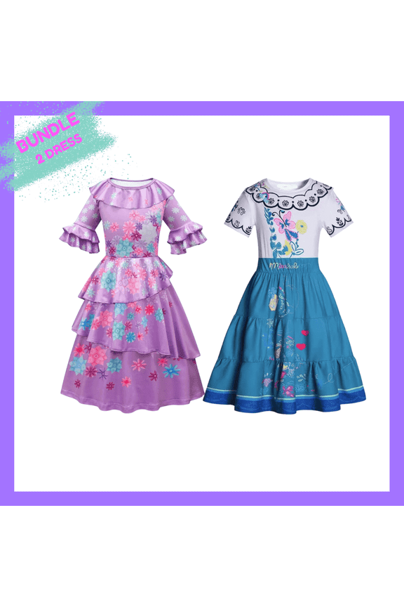 Mirabel & Isabella Dress Bundle from Encanto - Kids Sizes