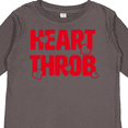 thumbnail image 4 of Inktastic Heart Throb (red) Boys or Girls Long Sleeve Toddler T-Shirt, 4 of 5