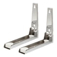 thumbnail image 4 of Shisuyan 2pcs Durable Microwave Oven Rack Wall Mounted Kitchen Retractable Bracket, 4 of 9