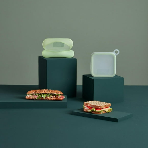 Lékué Étui À Baguette et Sandwichs Réutilisable en Silicone