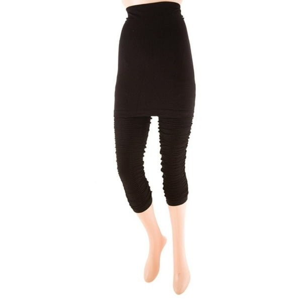 MeMoi MeMoi Grinza Capri Workout Skirted Leggings Medium