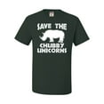 thumbnail image 1 of Adult Save The Chubby Unicorns Funny Rhino T-Shirt, 1 of 1