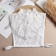 thumbnail image 2 of Zhengup Lace Fake Collar Half Top Mock Blouse False Collar Peter Pan Collar for Women Girls, 2 of 6