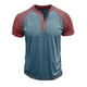 thumbnail image 4 of pstuiky Camisa de manga corta para hombre, Blusa informal de manga corta con cuello vuelto y media cremallera para hombre camisas casuales para hombre xxl, 4 of 6