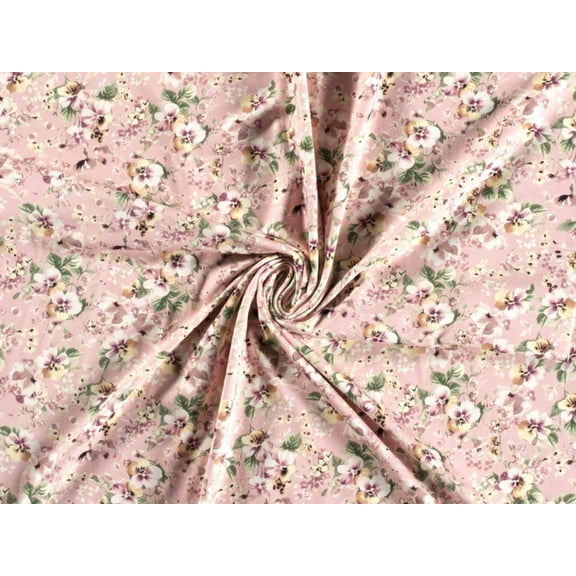 Minerva Cotton Jersey Stretch Knit Fabric Pink - per yard