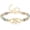 Gold, variant on VNOX Gold Beaded Bracelet for Women - 14K Gold Plated Infinity Love Heart Bracelet, Natural Stone Adjustable Link Bracelets, Trendy Anniversary Birthday Jewelry Gift for Mom, Lover, Friend