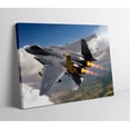 thumbnail image 2 of HFDF F-15 Airplane Canvas Wall Art Prts McDonnell Douglas F-15 Eagle Fighter Jet Poster Aviation Wall Art Decor U.S Air Force Picture Artwork Military Plane for Men Boys Room - es 18x12inch Framed, 2 of 5