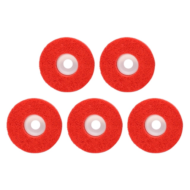 Muela abrasiva Macarena 100 mm diámetro 11.5 mm grosor almohadilla de fibra de nylon 5 piezas