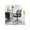 Black, variant on Ergonomic Mesh Office Chair with Adjustable Height & Tilt – Swivel Task Chair with Armrests, Rolling Casters & Lumbar Support – Mid Back Mesh Desk Chair for Home Office Comfort