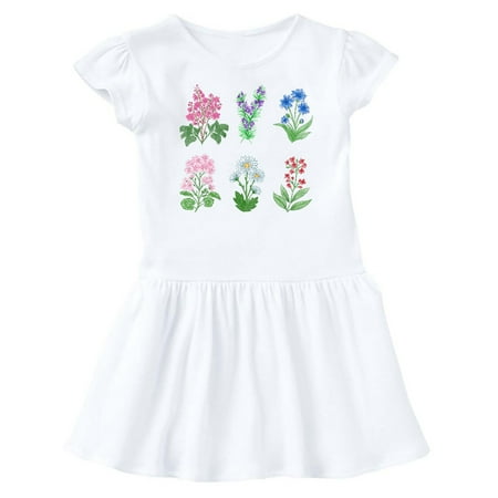 

Inktastic Beautiful Wild Flowers Gift Baby Girl Dress