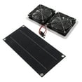 thumbnail image 1 of Solar Exhaust Fan,Solar Panel Fan Kit Solar Panel Exhaust Fan Solar Powered Fan Elevated Design, 1 of 12