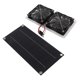 thumbnail image 4 of Kit de ventilador de panel solar, extractor solar portátil, resistente al agua, respetuoso con el medio ambiente, para exteriores, 100W, 12V, panel único, 4 of 5