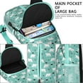 thumbnail image 4 of Cute Bear Cartoon Print Sling Backpack, Lightweight Crossbody Daypack with Polar and Brown Bear Forest Pattern, Winter Hunting Wild Design, Artistic Aesthetic Anti-theft Travel Bag for Outdoor, Gym, D, 4 of 6