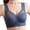 Grey, variant on huanledash Women Bra Seamless Beauty Back Underwear One-piece No Steel Ring Push Up Bra Sports Yoga Fitness Vest for Daily Wear