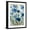 Black Frame, variant on Art.com Abstracted Floral in Blue II Art Print by Silvia Vassileva, 12" x 16"