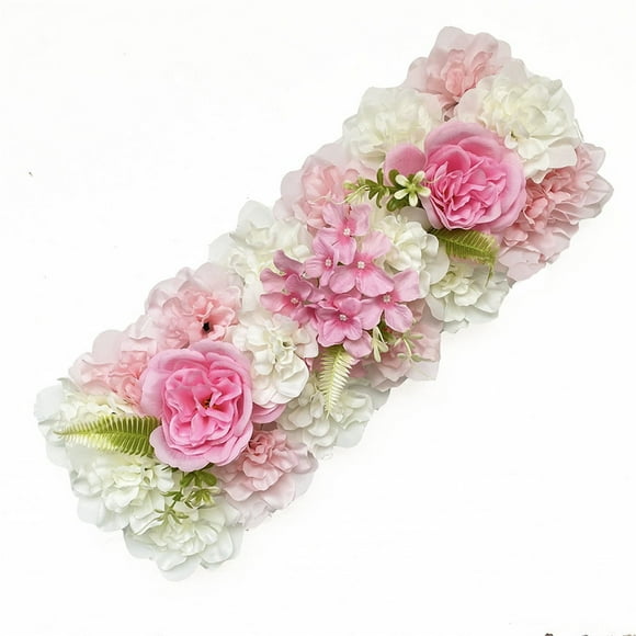 Fake Flowers Promotion Sale! Artificial Flower Art Artificial Flower Panels Silk Flower Background Wedding Arch Background 3D Artificial Flowers Rose Panel Flower Wall Mat Rose Flower Panel