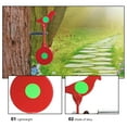 thumbnail image 2 of OULII Hanging Target Shooting Target Red Alloy 1Pack for Outdoor Lawns, 2 of 8