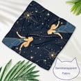 thumbnail image 3 of Constellation Pack of Two Translucent Light and Breathable Chiffon Yarn Dog Scarf Set - Sizes 40.6x40.6x58/16x16x22.8in and 53.3x53.3x76.2/20.9x20.9x30 in, 3 of 5