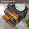 thumbnail image 4 of T4TREAM Farmhouse File Cabinet Lockable Wood 2 Drawer Lateral for Home Office, Black, 4 of 8