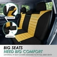 thumbnail image 4 of FH Group Premium 3D Air Mesh Seat Covers Fit For Car Truck SUV Van - Rear Bench, 4 of 5