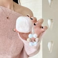 thumbnail image 3 of Earphones Cover for Galaxy Buds FE/2/2 Pro/Pro/Live Charger Case,Colourful Protective Earbuds Shell with Chain for Girls Women (White), 3 of 11