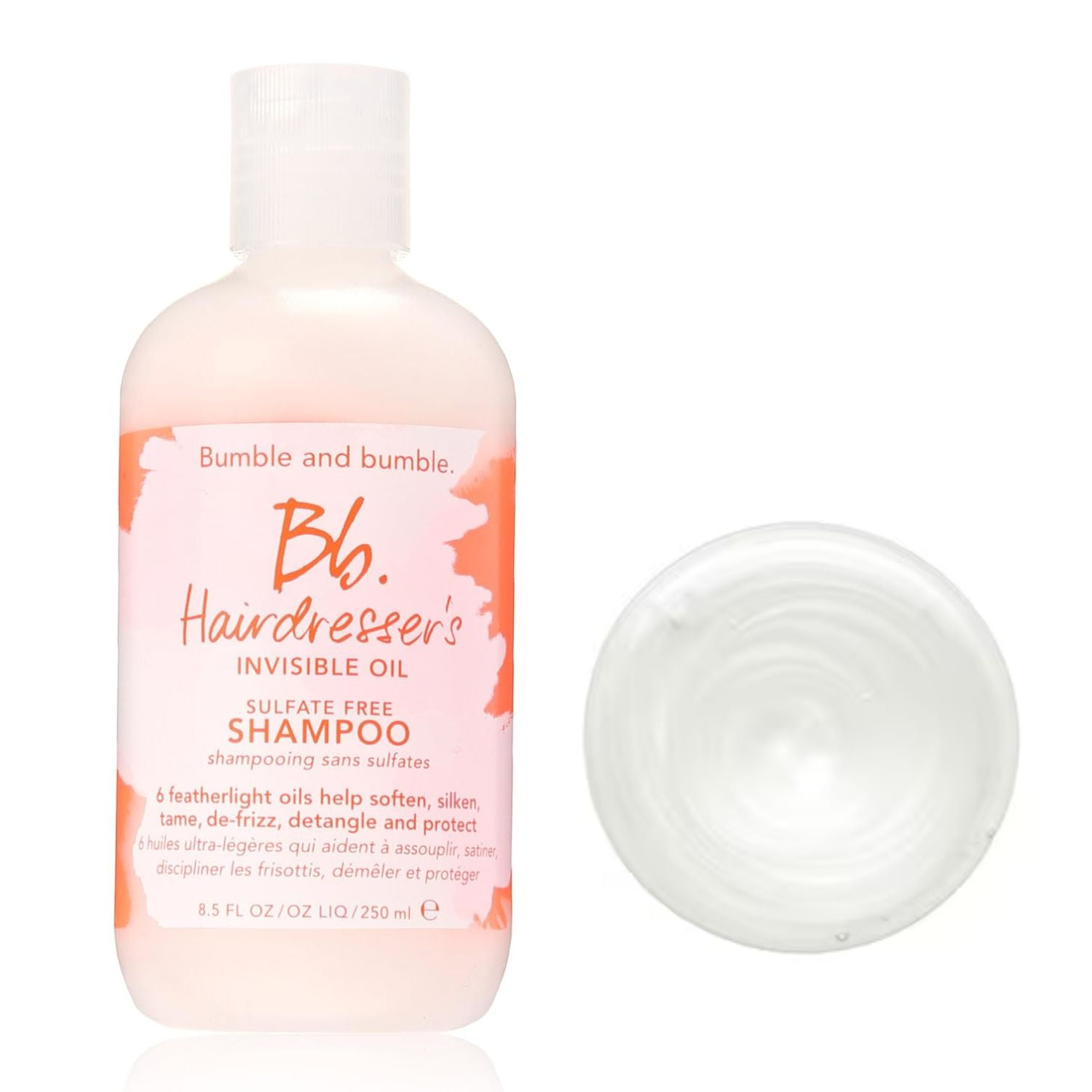 Bumble and Bumble Hairdresser's Invisible Oil Sulfate Free Shampoo Pack of 2, 8.5 oz Each